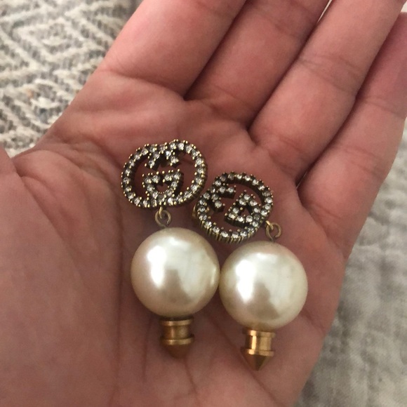 Gucci Jewelry - 🔥GUCCI PEARL DROP EARRINGS🔥